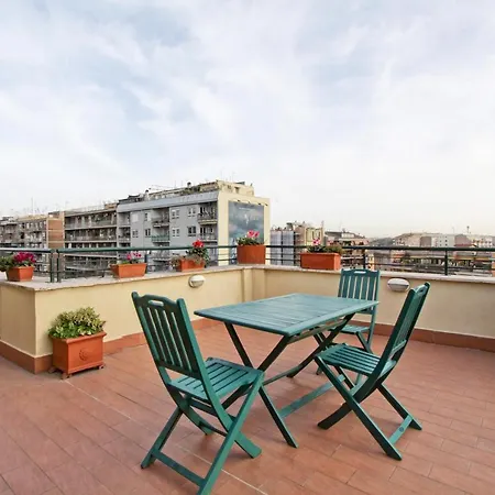 In The Clouds Over Trastevere, Penthouse Studio Rome Exterior photo